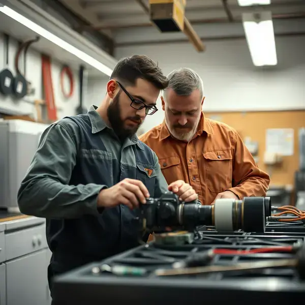 James Farmer Jr., Apprentice Technician learning the family trade at Farmer's Appliance Parts & Services